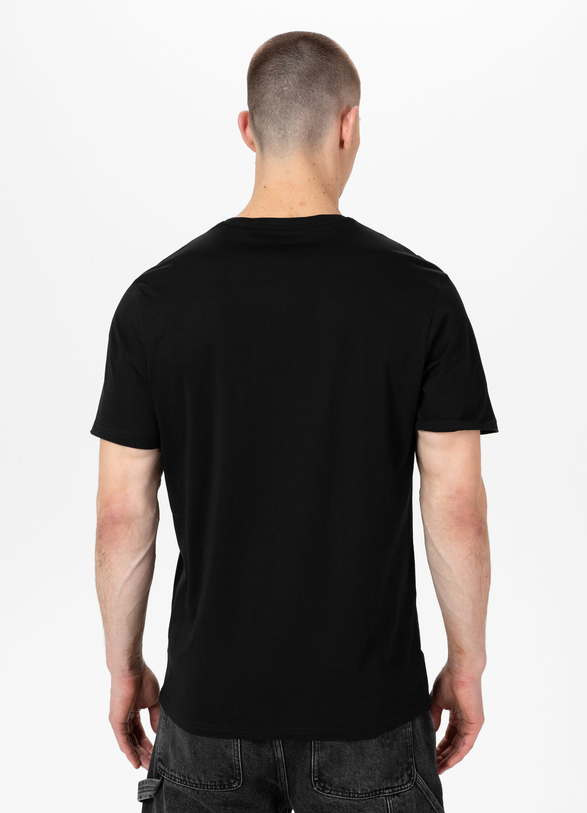 SMALL LOGO Lightweight Black T-shirt - Pitbullstore.eu