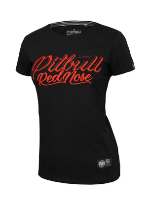 RED NOSE Black T-shirt - Pitbullstore.eu