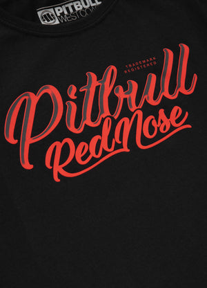 RED NOSE Black T-shirt - Pitbullstore.eu