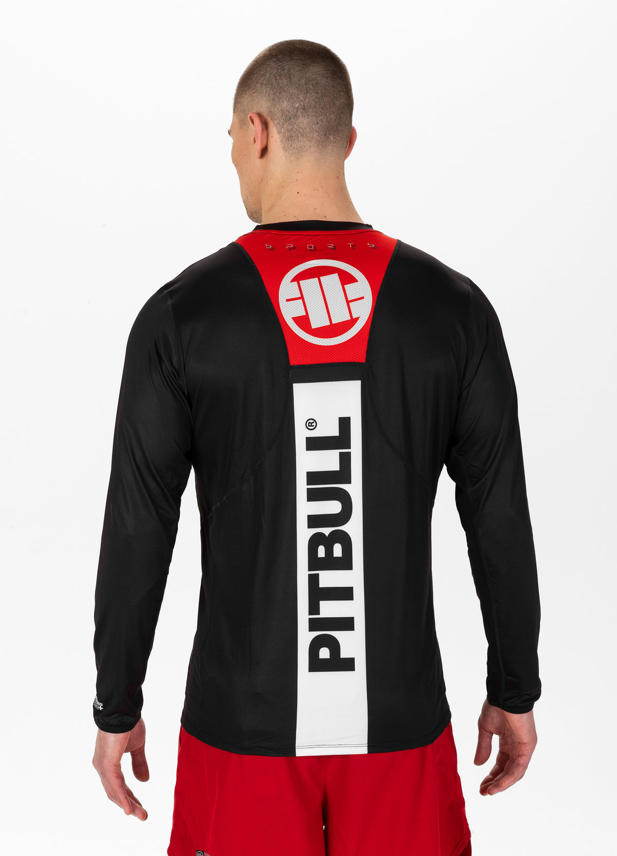 HILLTOP SPORTS Black Mesh Longsleeve T-shirt - Pitbullstore.eu