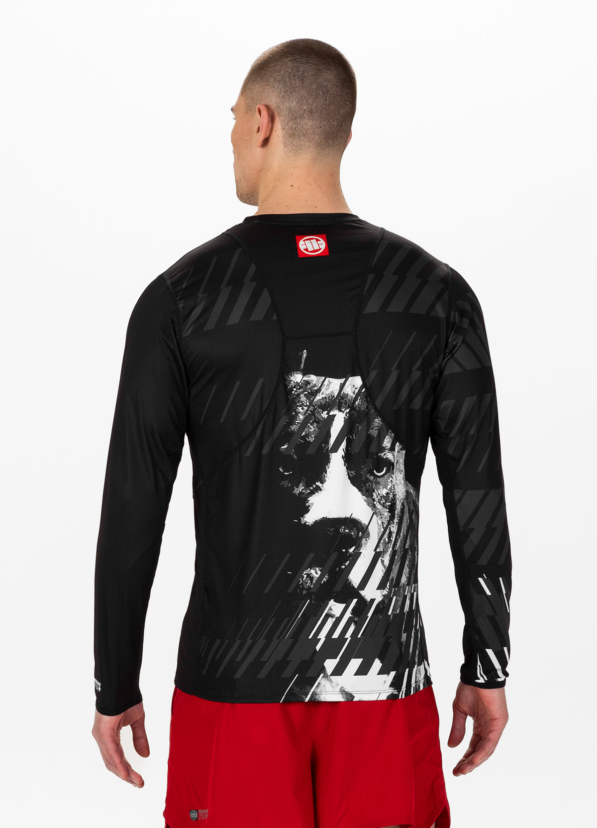 STREET DOG Black Mesh Longsleeve T-shirt - Pitbullstore.eu