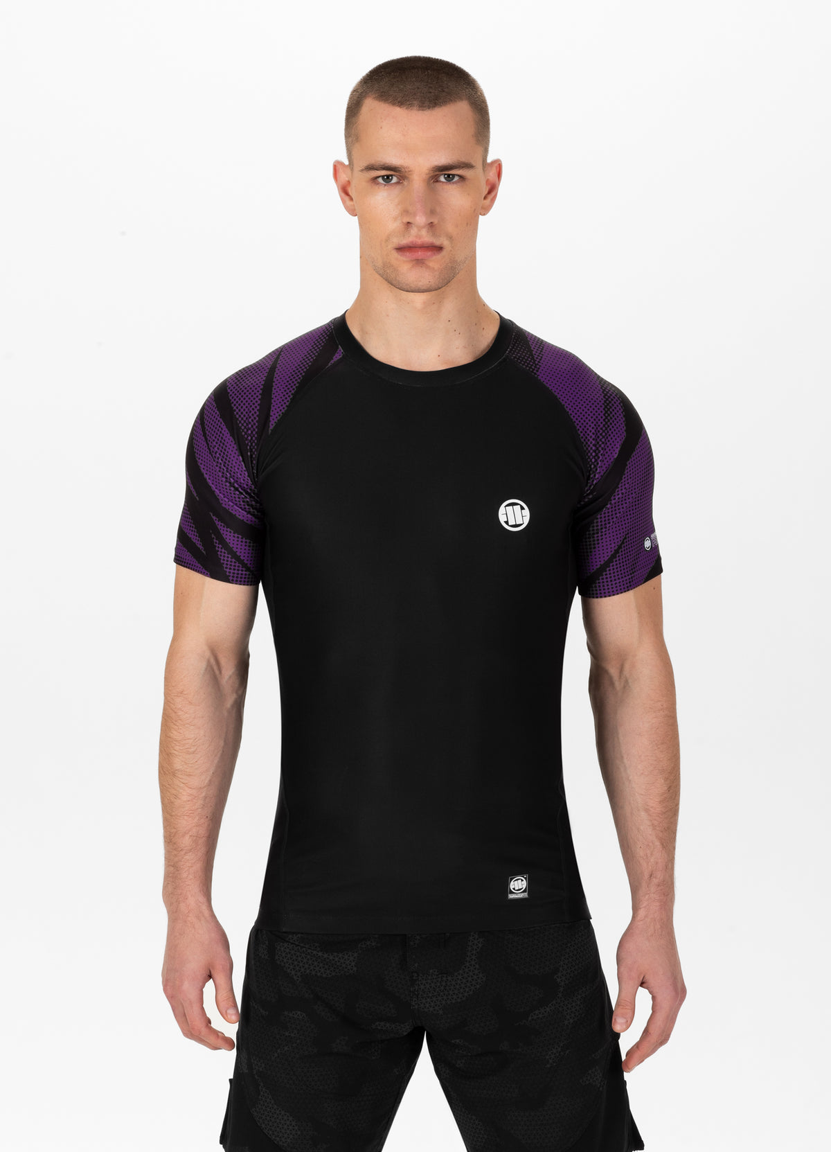 BELT NEW LOGO Purple Rash Guard - Pitbullstore.eu