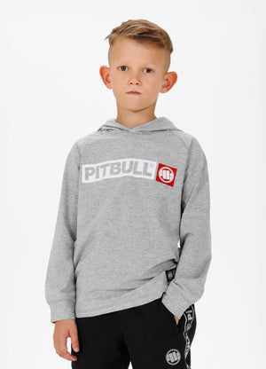 HILLTOP Kids Grey Hooded Long Sleeve - Pitbullstore.eu