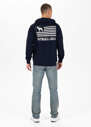 Men's Zip-up hoodie Terry Pitbull USA