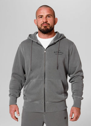 Men's Zip-up hoodie Washed Lancaster