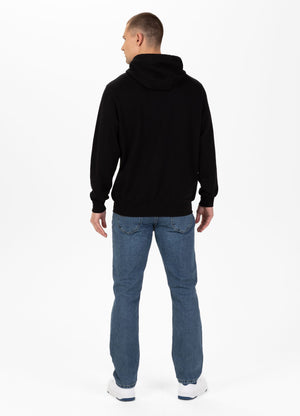 Men's Hoodie Terry Black Brand