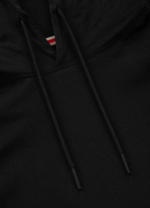 MALI LOGO 210 Crna majica s dugim rukavima s kapuljačom