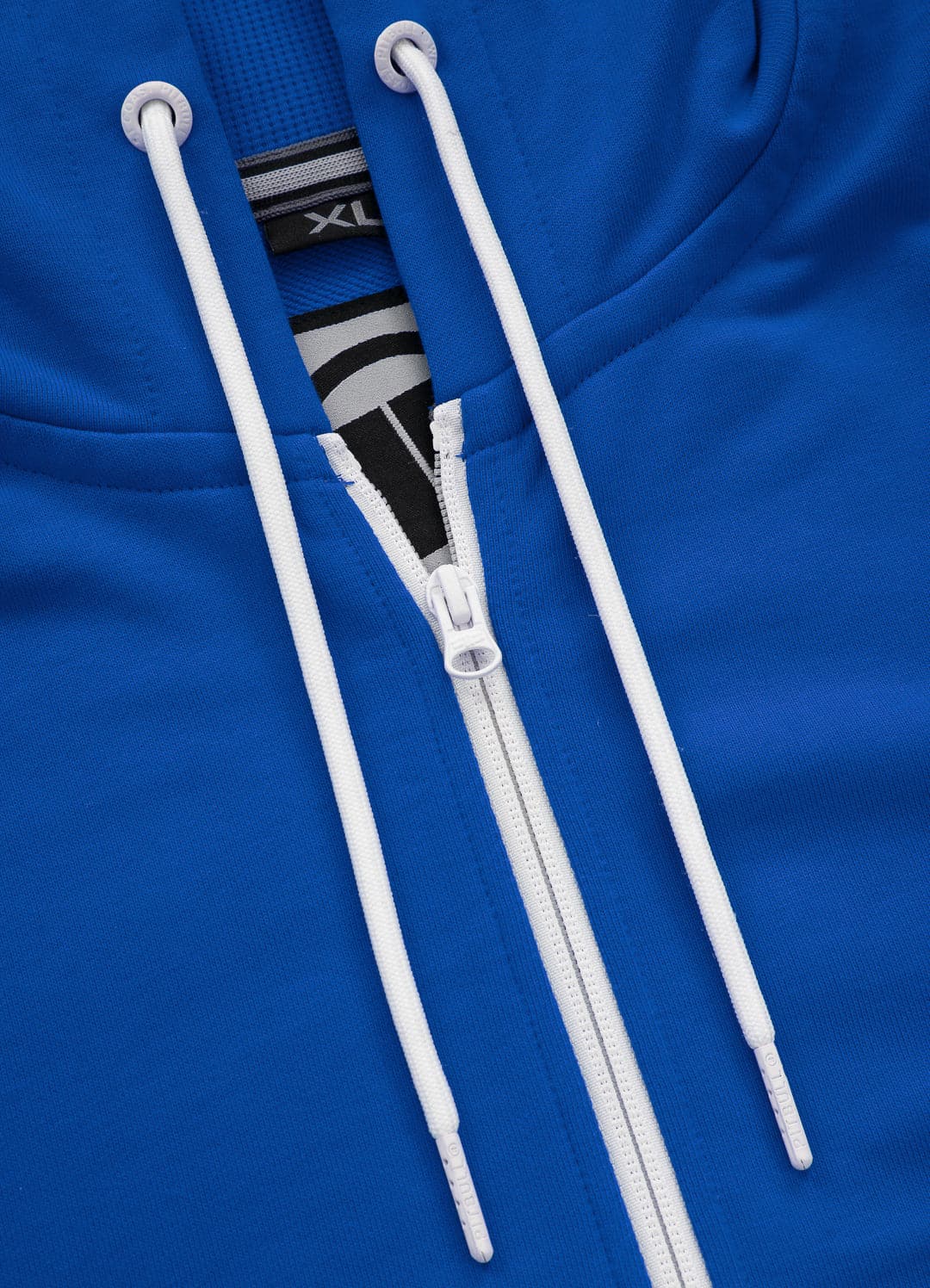 Bluza rozpinana z kapturem TERRY NEW LOGO Niebieska - Pitbull West Coast International Store 