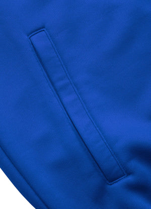 TAPE LOGO Blue Zip Sweatshirt - Pitbullstore.eu