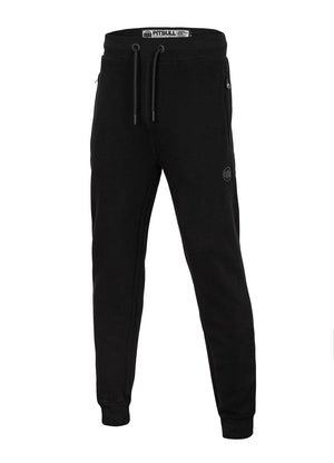 Spodnie dresowe Premium Pique NEW LOGO Czarne - Pitbull West Coast International Store 