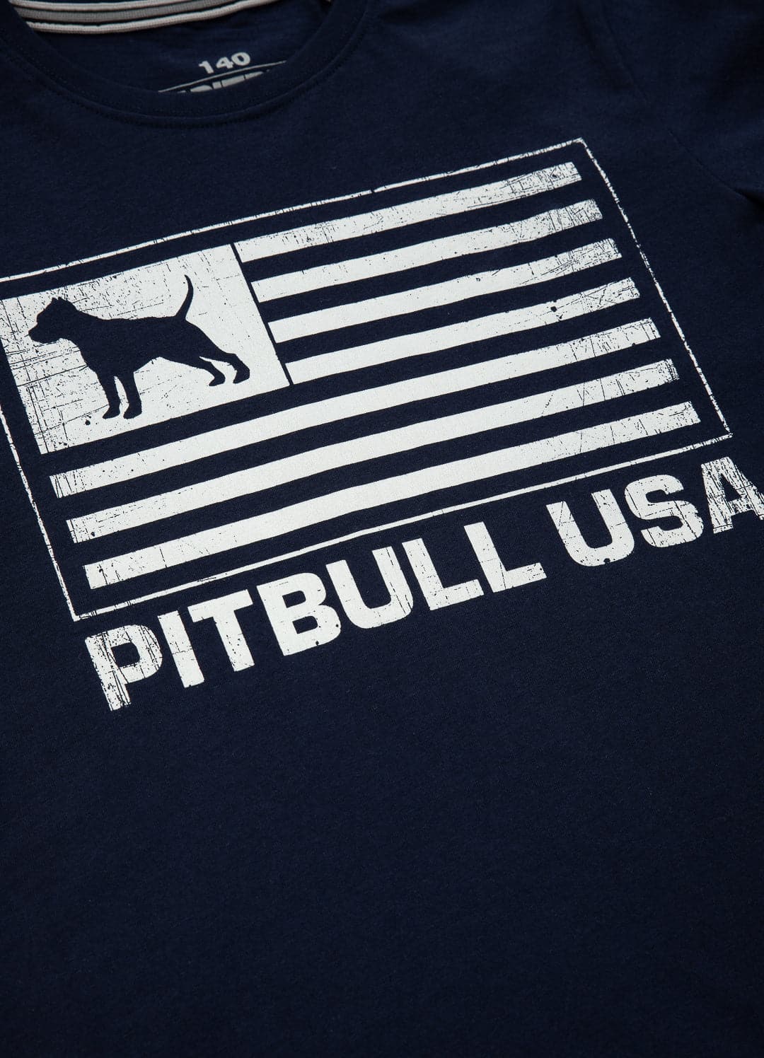 PITBULL USA kids dark navy t-shirt - Pitbull West Coast International Store 