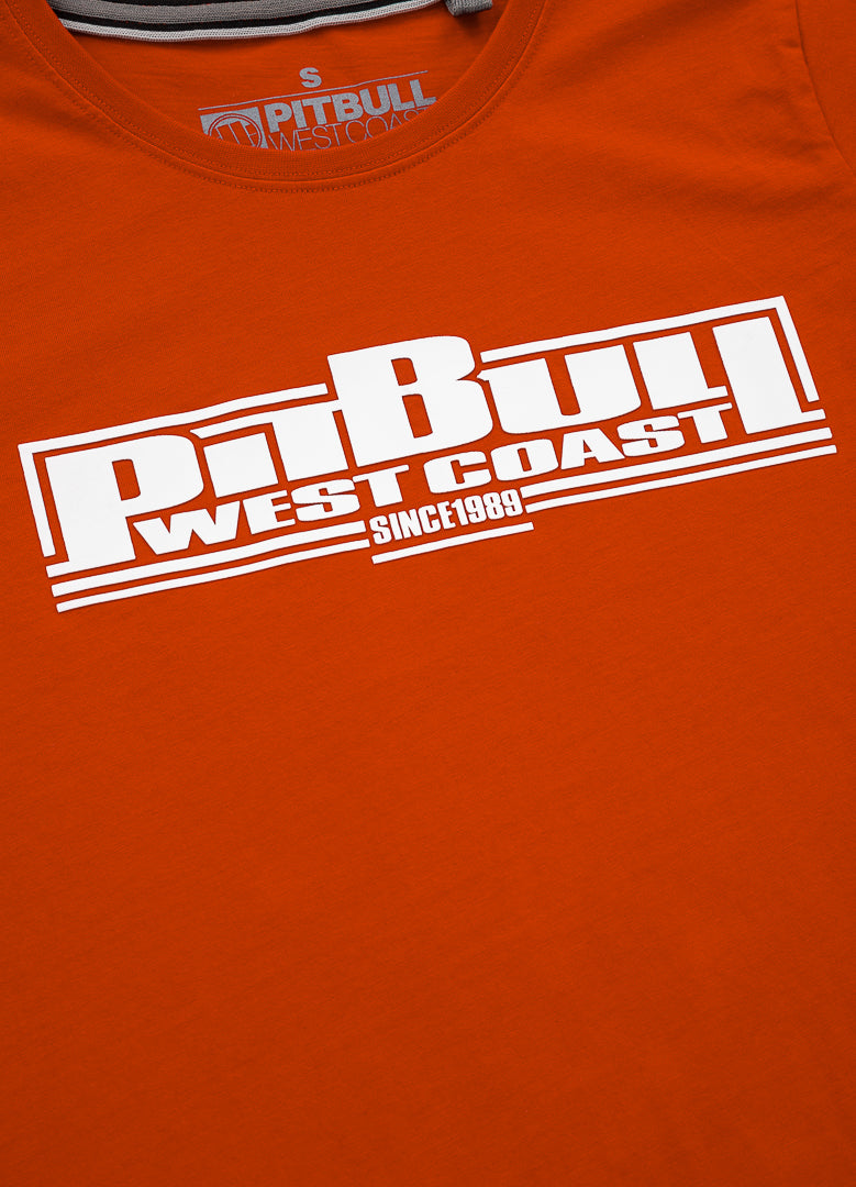 Women's T-shirt BOXING Orange Red - Pitbull West Coast International Store 