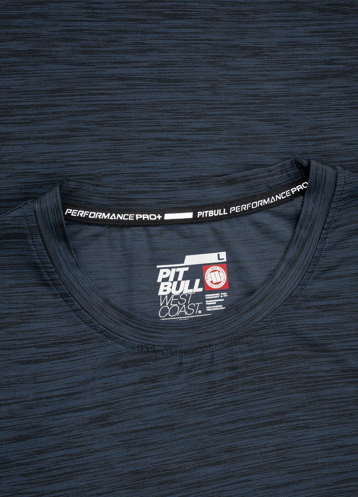 T-shirt Middleweight HILLTOP Navy Melange - Pitbull West Coast International Store 