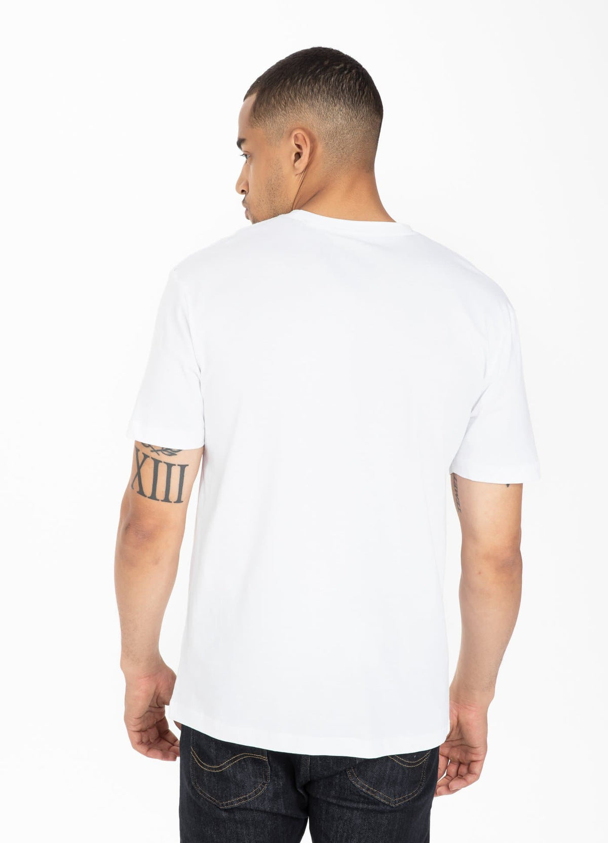 T-Shirt SMALL LOGO 21 White - Pitbull West Coast International Store 