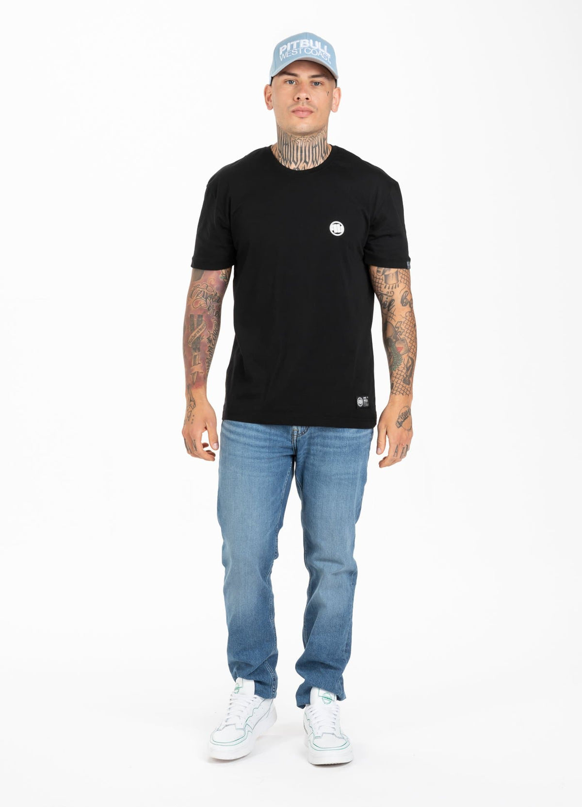 T-Shirt SMALL LOGO 21 Black - Pitbull West Coast International Store 
