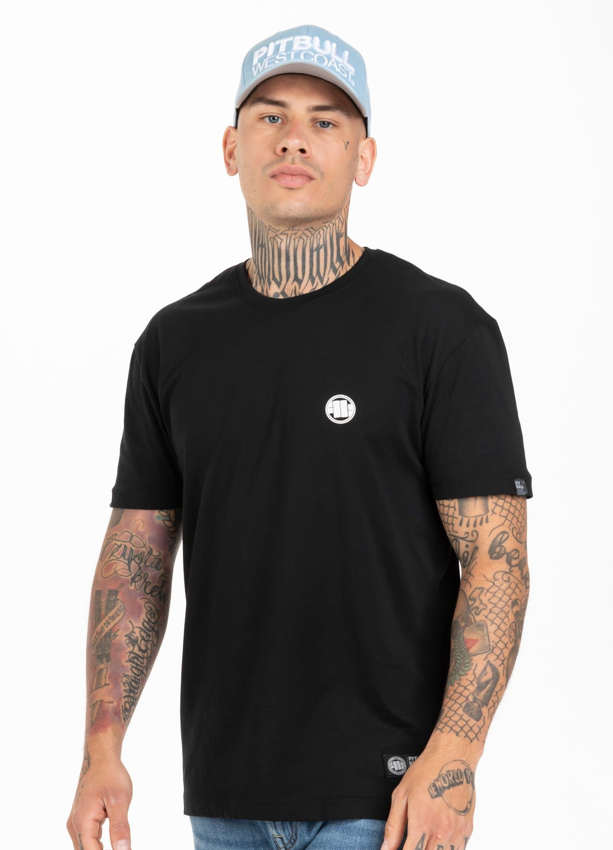 T-Shirt SMALL LOGO 21 Black - Pitbull West Coast International Store 