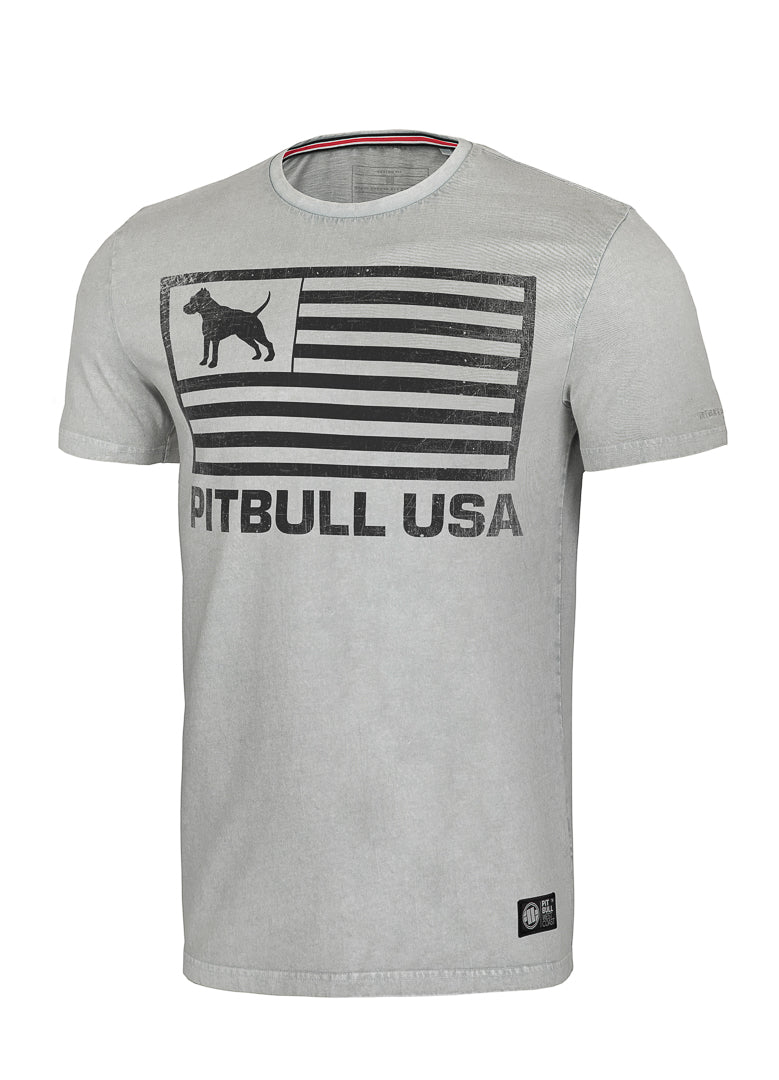 T-shirt PITBULL USA 190 GSM Grey - Pitbull West Coast International Store 