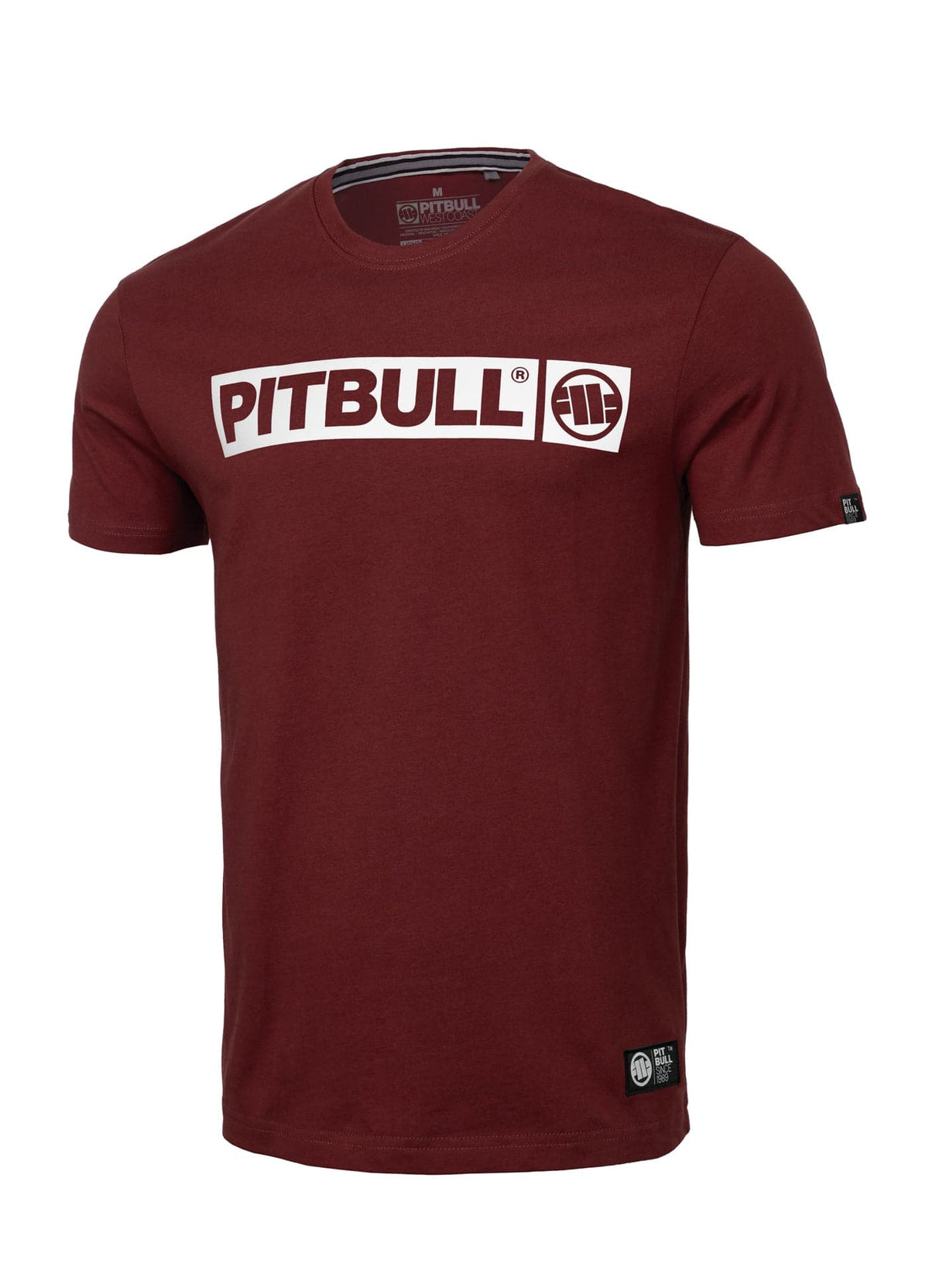 HILLTOP Lightweight Burgundy T-shirt - Pitbullstore.eu