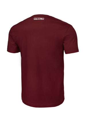 HILLTOP Lightweight Burgundy T-shirt - Pitbullstore.eu