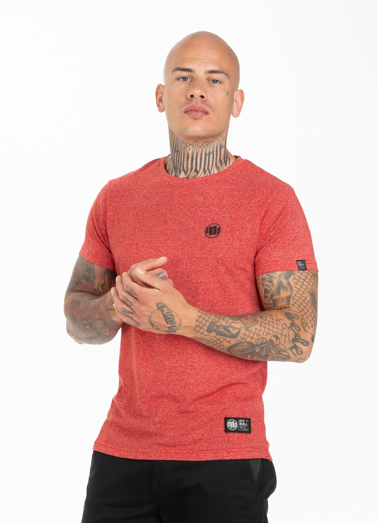 T-shirt Small Logo Premium Red MLG - Pitbull West Coast International Store 