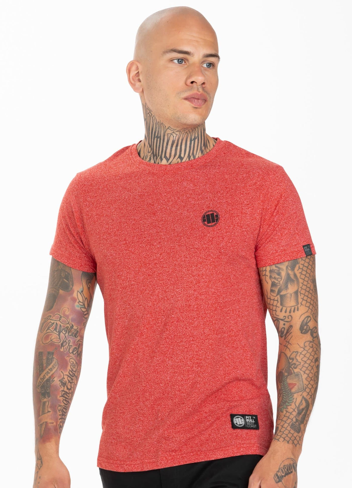 T-shirt Small Logo Premium Red MLG - Pitbull West Coast International Store 