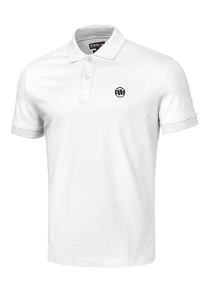 PIQUE REGULAR White Polo T-shirt - Pitbullstore.eu