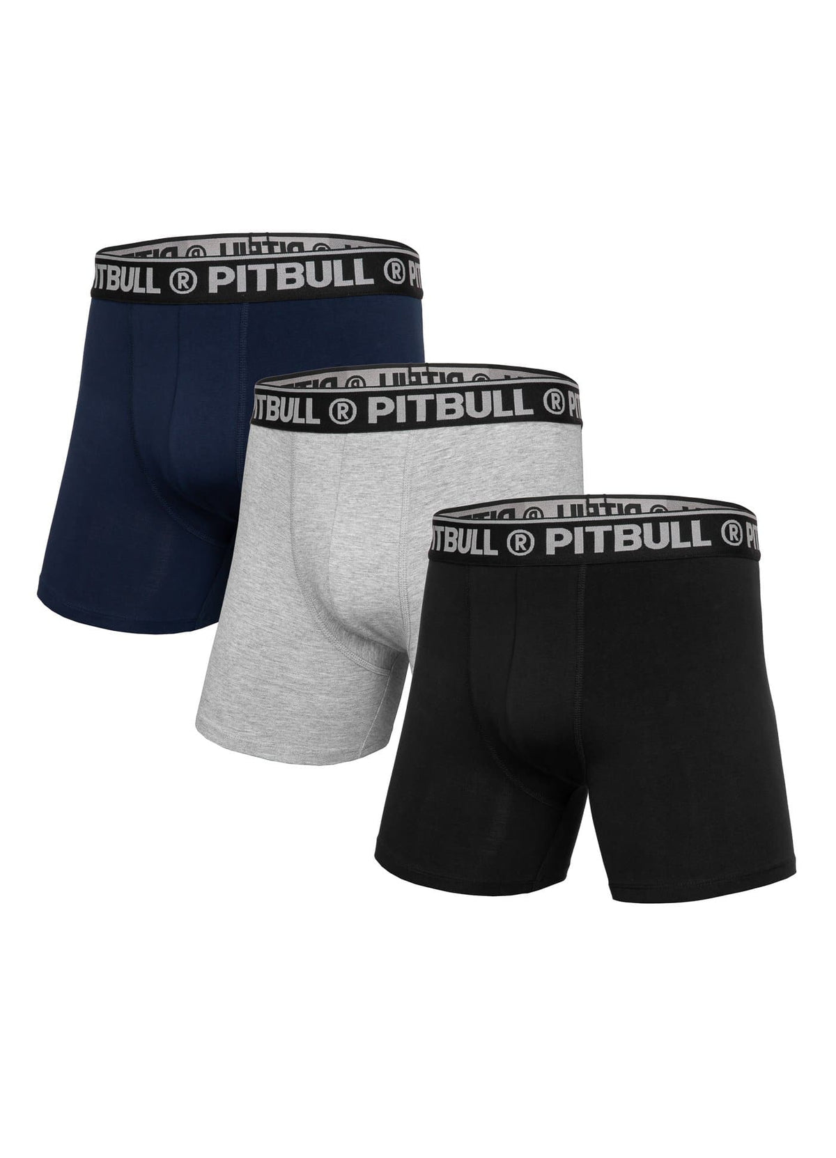 Boxer Shorts VI 3pack Dark Navy/Grey/Black - Pitbull West Coast International Store 