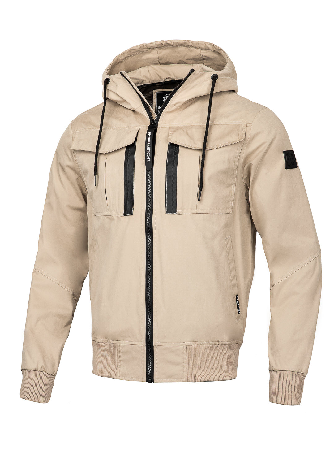 Hooded Jacket ARILLO Sand - Pitbull West Coast International Store 