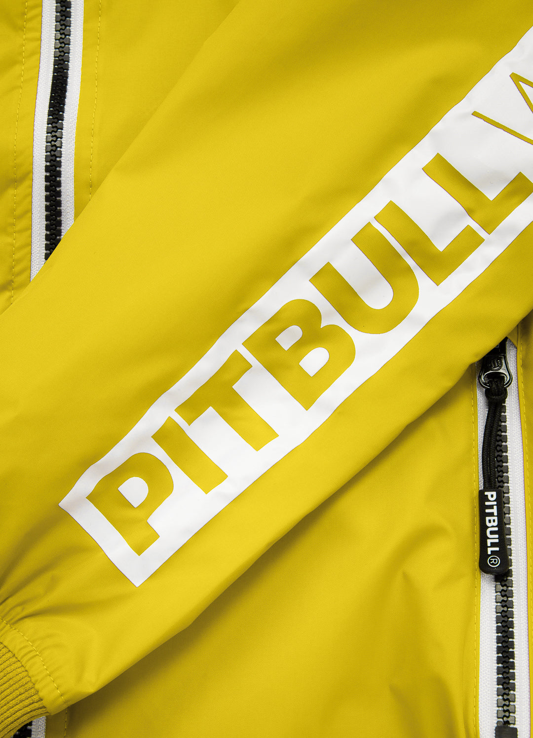 Women Hooded Nylon Jacket AARICIA Sleeve Yellow - Pitbull West Coast International Store 