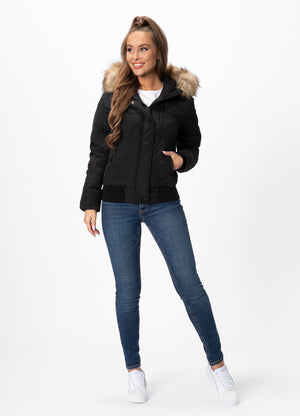 Women's Hooded Jacket Firethorn Black - Pitbull West Coast International Store 