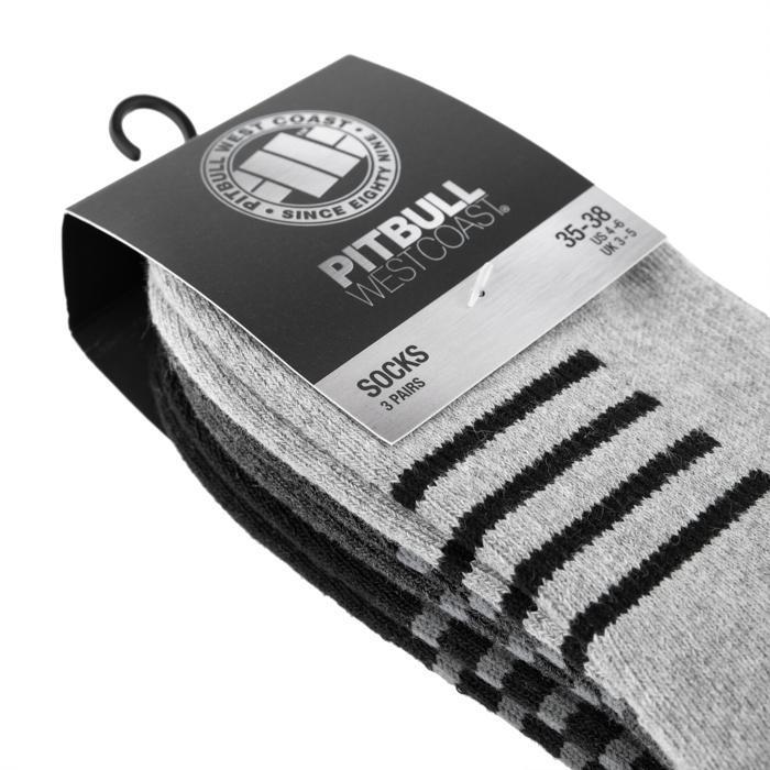 Low Ankle Socks 3pack Black/Grey/Charcoal - pitbullwestcoast