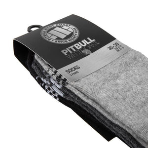 Thin Pad2 TNT Socks 3pack Grey/Charcoal/Black - Pitbull West Coast International Store 
