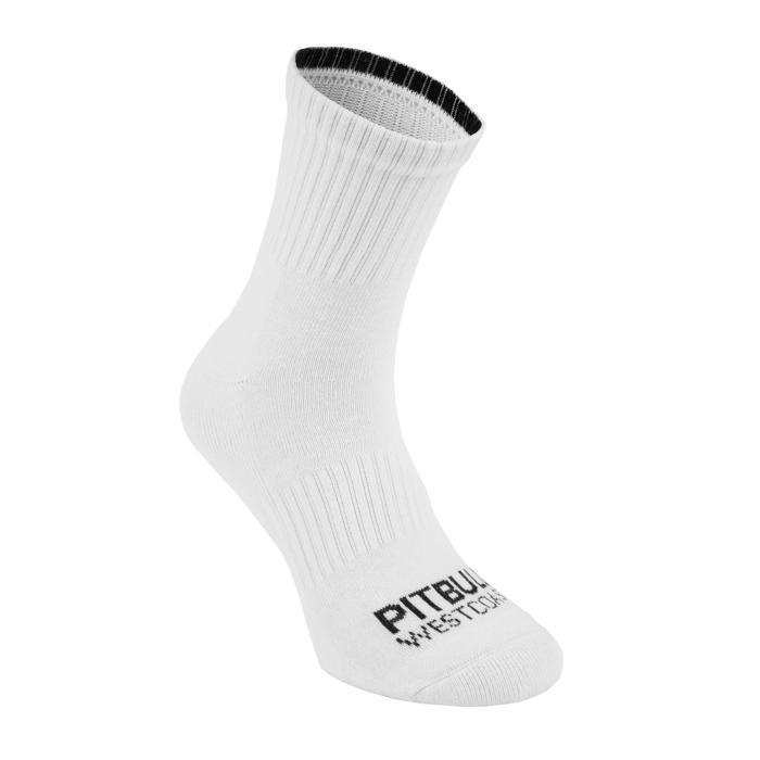 Thin High Ankle TNT Socks 3pack White/Charcoal/Black - Pitbull West Coast International Store 