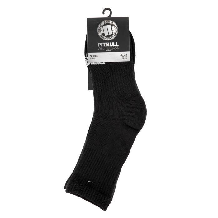 Thin High Ankle TNT Socks 3pack Black - Pitbull West Coast International Store 