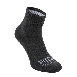 Low Ankle Socks TNT 3pack White/Grey/Charcoal - Pitbull West Coast International Store 