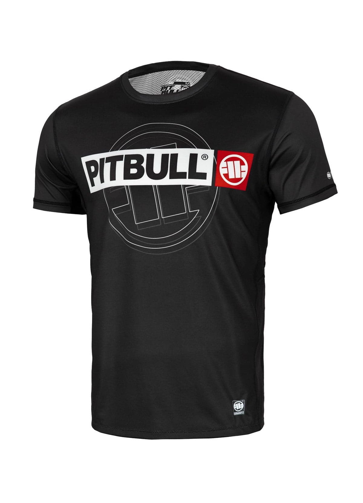HILLTOP SPORTS Black Mesh T-shirt - Pitbull West Coast International Store 