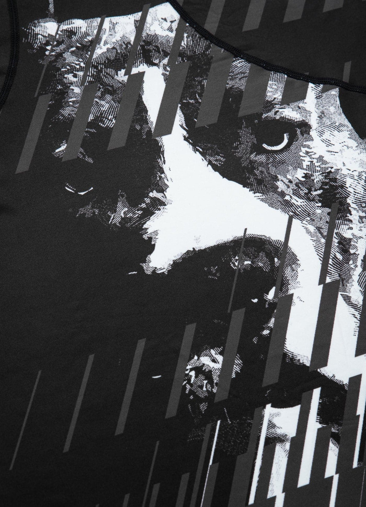 STREET DOG Black Mesh Longsleeve T-shirt - Pitbull West Coast International Store 