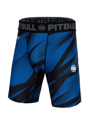 DOT CAMO 2 Blue Compression Shorts - Pitbull West Coast International Store 
