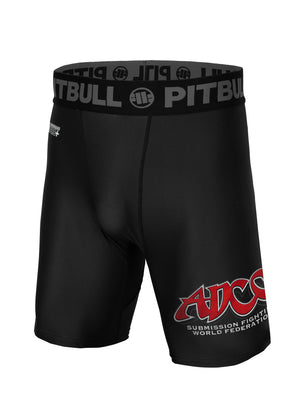 ADCC 2 Black Compression Shorts - Pitbull West Coast International Store 
