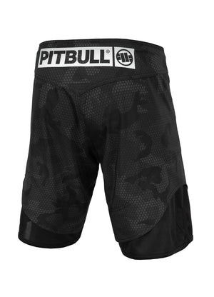 NET CAMO 2 All Black Camo Grappling Shorts 1 - Pitbull West Coast International Store 