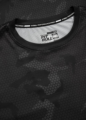 NET CAMO NEW LOGO 2 All Black Camo Mesh T-shirt - Pitbull West Coast International Store 