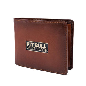 Leather Wallet "BRANT" Brown - pitbullwestcoast