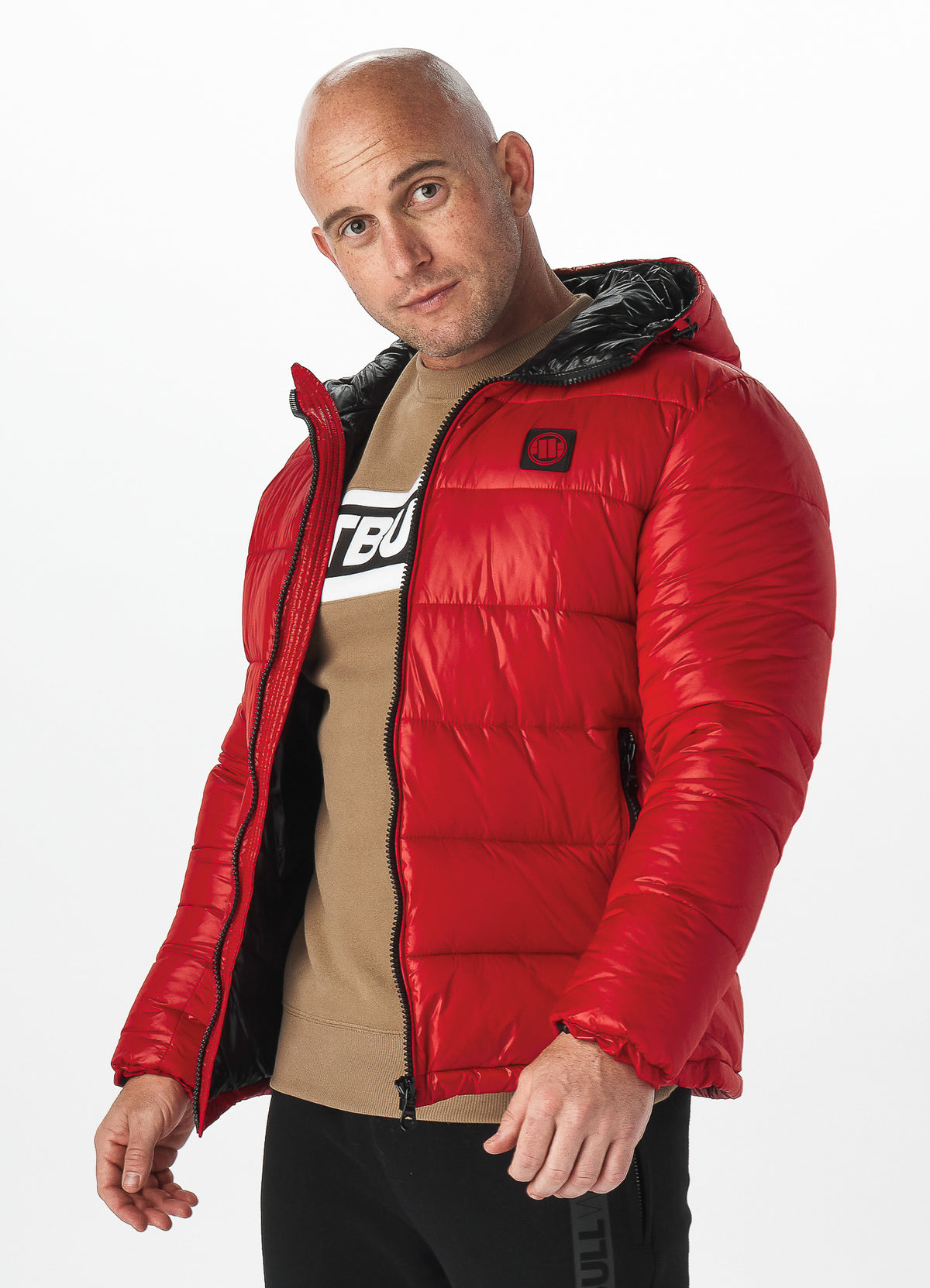 Men&#39;s Jacket Shine 2 Red - Pitbull West Coast International Store 